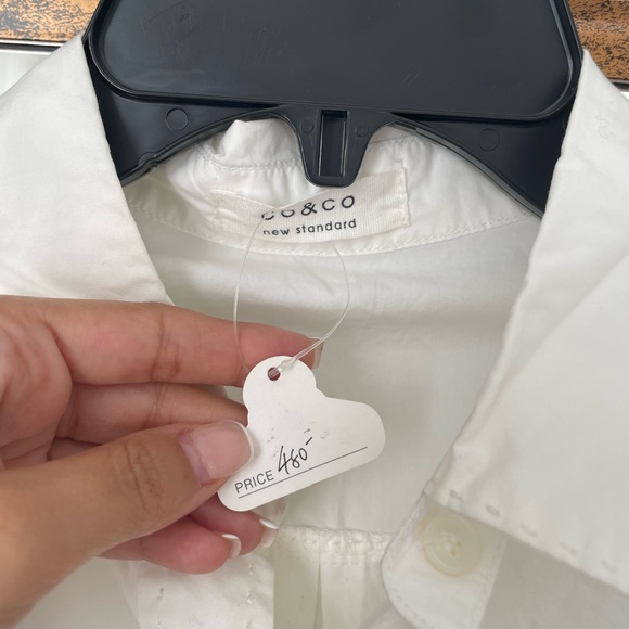 co&co new standard Classic White Button Down Shirt - Picture 4 of 5